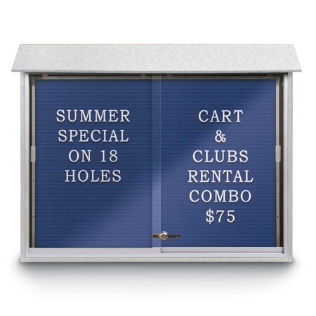 United Visual Products Indoor Enclosed Combo Board, 42"x32", Bronze Frame/Black Porc & Keylime UVCB4232BZ-BLKPORC-KEYLIME